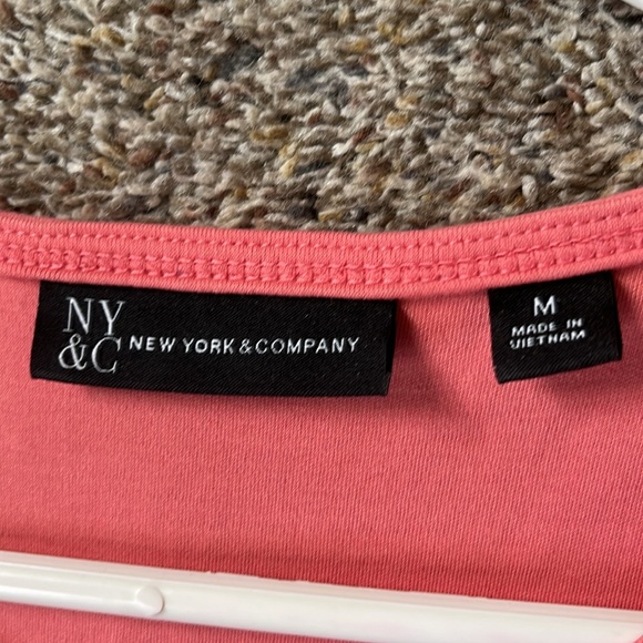 New York and company peach M size summer dress - Picture 3 of 8